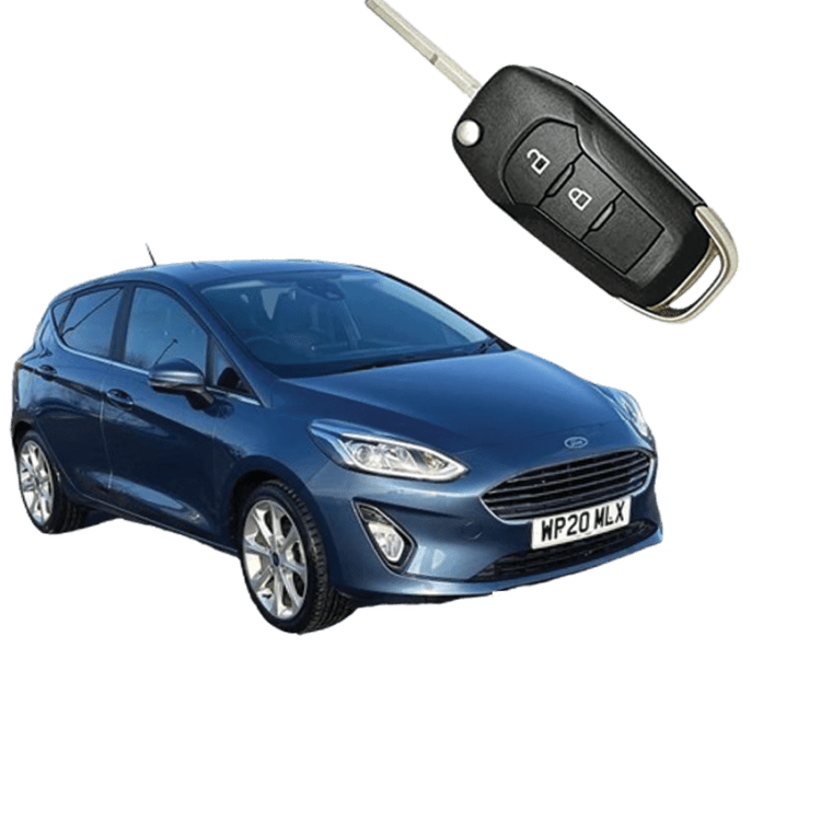 Ford Fiesta (2 Button Folding Key) from 2017 to 2022