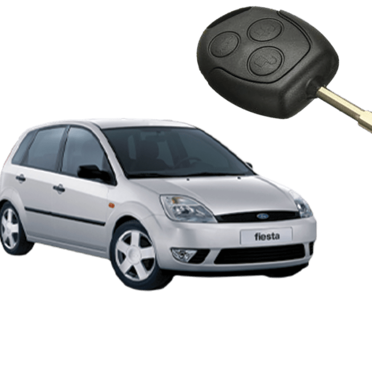 Ford Fiesta (3 Button Key) from 2003 to 2008