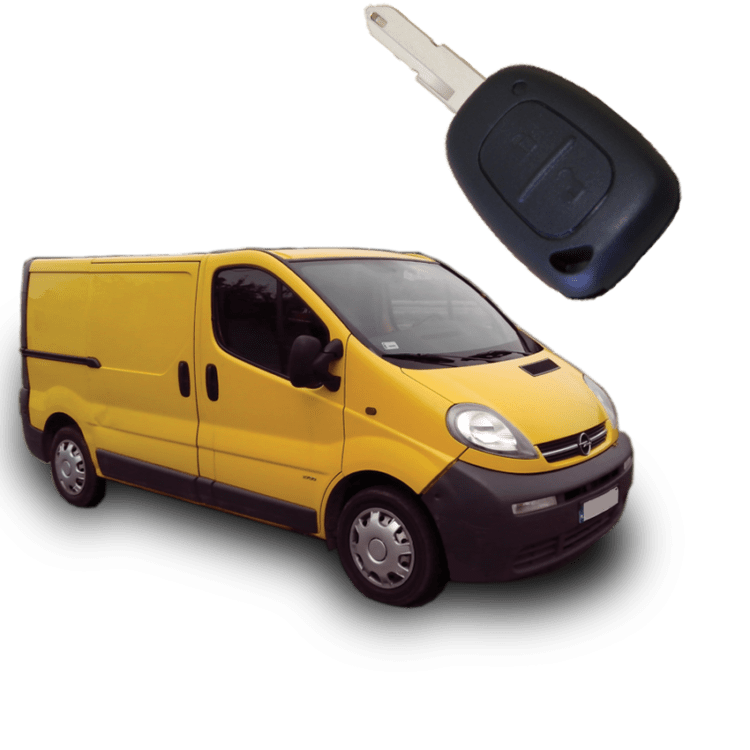 Nissan Primastar (2 Button Key) from 2002 to 2014