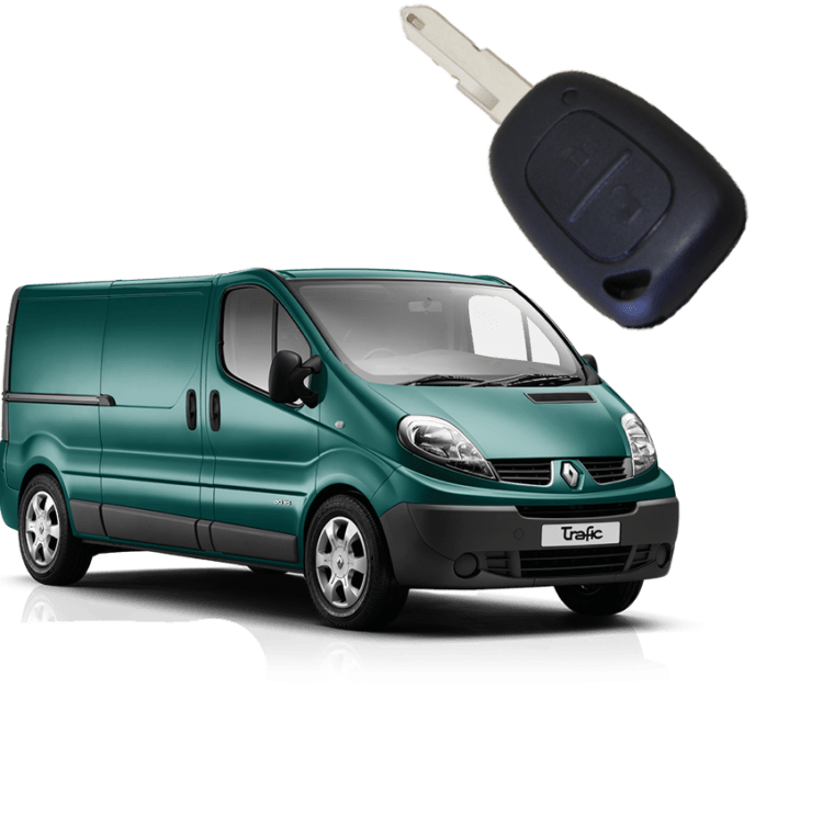 Renault Trafic (2 Button Key) from 2002 to 2014