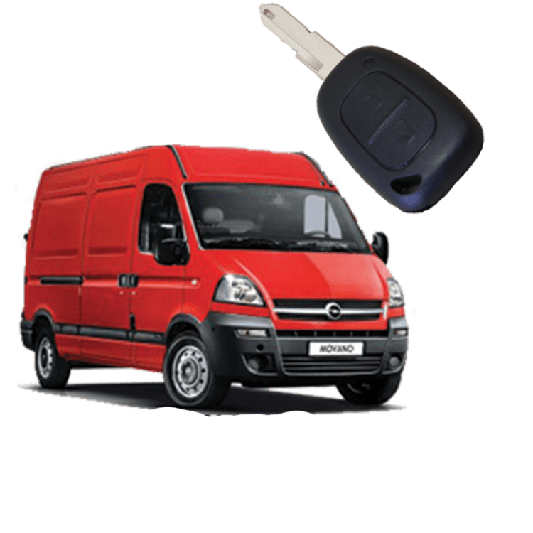 Vauxhall Movano (2 Button Key) from 2004 to 2010