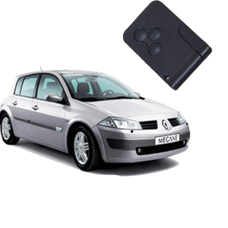 Renault Megane (3 Button Keycard) from 2003 to 2008