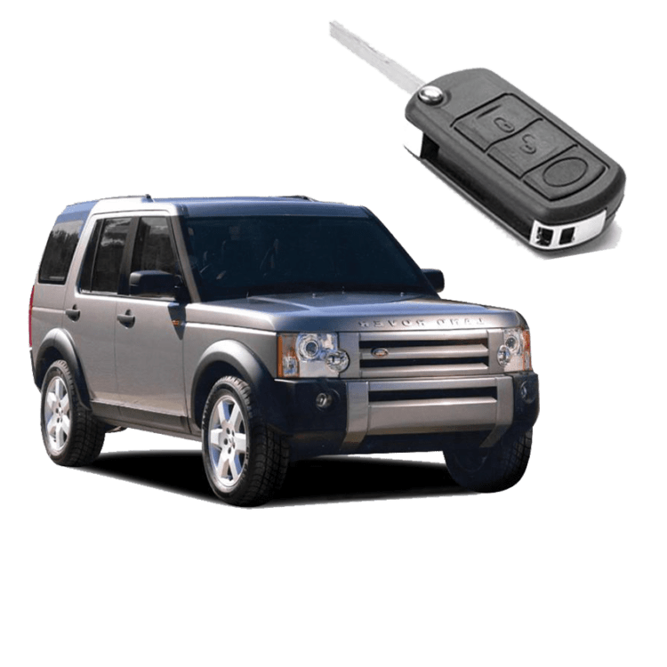 Land Rover Discovery 3 (3 Button Folding Key) from 2004 to 2010