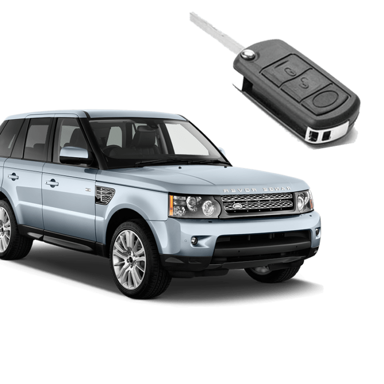 Range Rover Sport (3 Button Folding Key) from 2005 to 2010