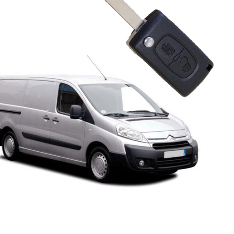 Citroen Dispatch (2 Button Key) from 2006 to 2009