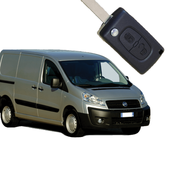 Fiat Scudo (2 Button Key) from 2007 to 2009