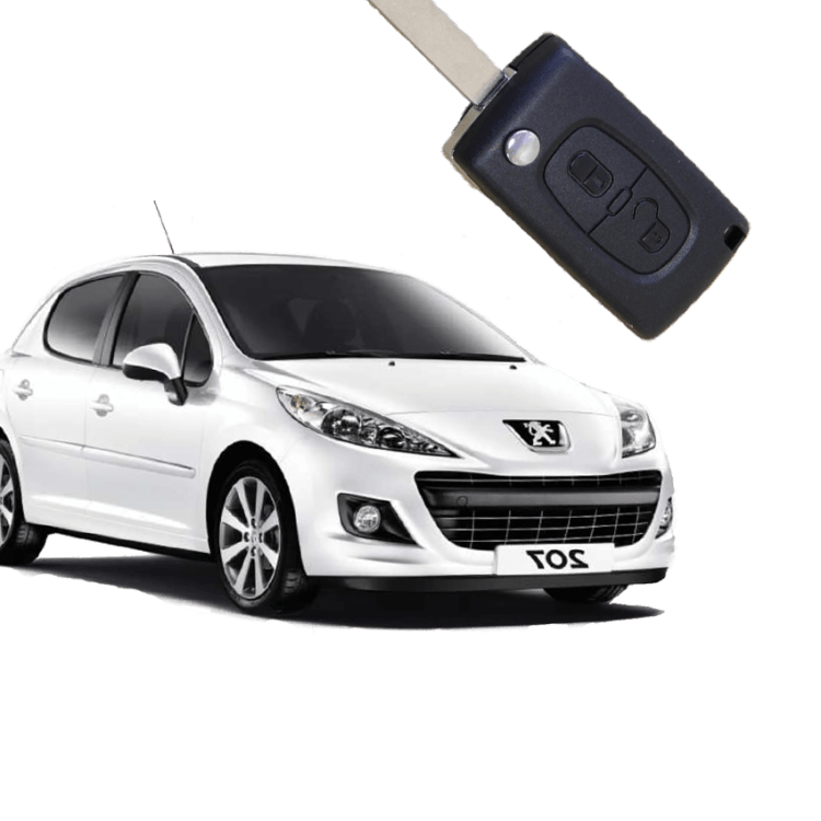 Peugeot 207 (2 Button Key) from 2006 to 2012