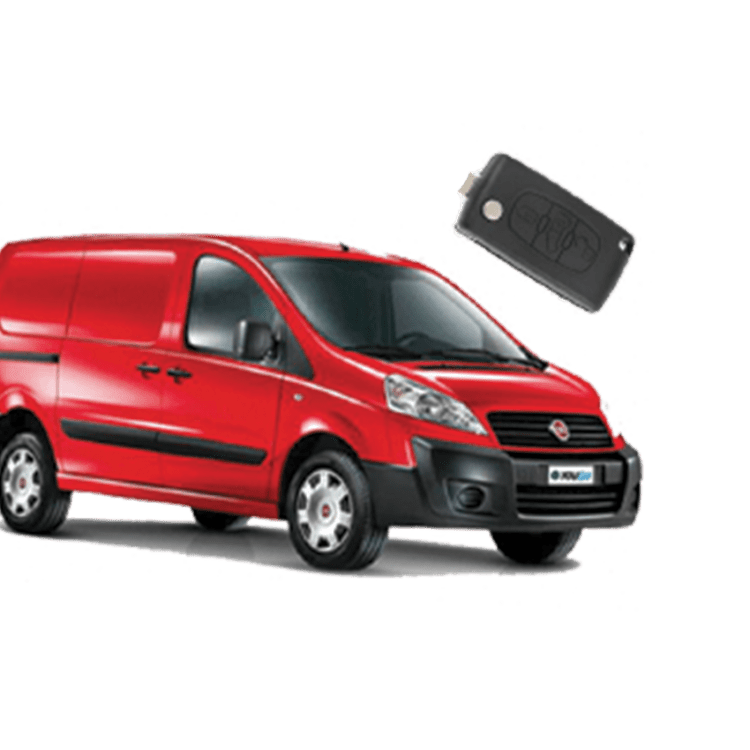 Fiat Scudo (3 Button Folding Key) from 2007 to 2009