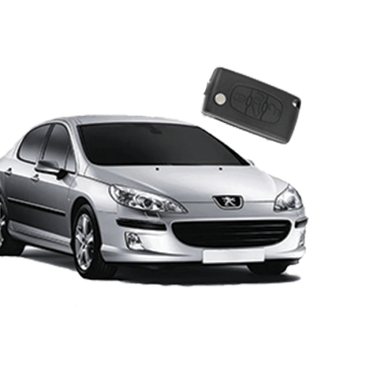 Peugeot 407 (3 Button Folding Key) from 2004 to 2008