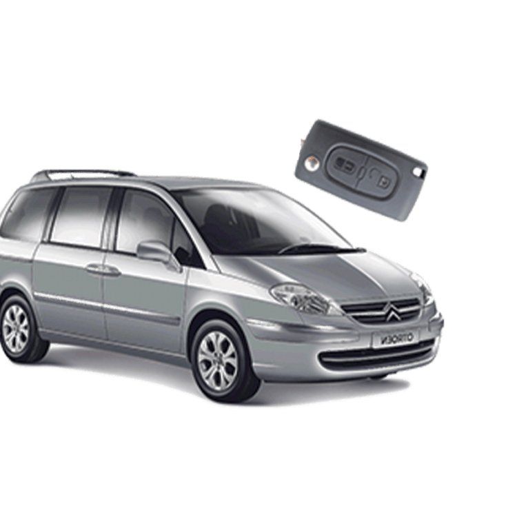 Citroen C8 (2 Button Folding Key) from 2009 to 2014
