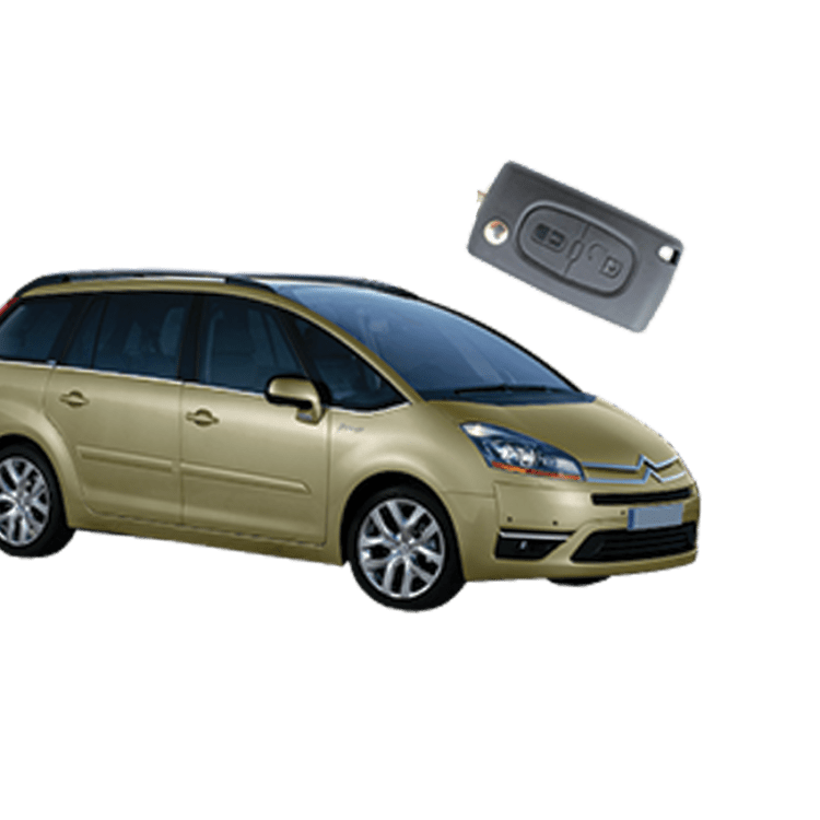 Citroen C4 Grand Picasso (2 Button Folding Key) from 2010 to 2013