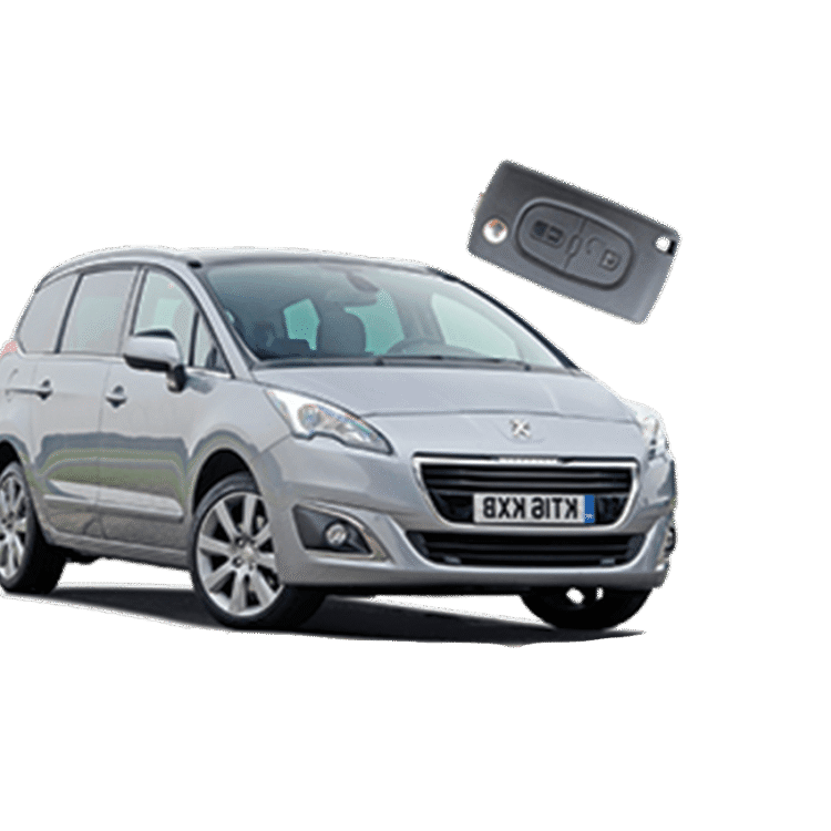 Peugeot 5008 (2 Button Folding Key) from 2009 to 2015