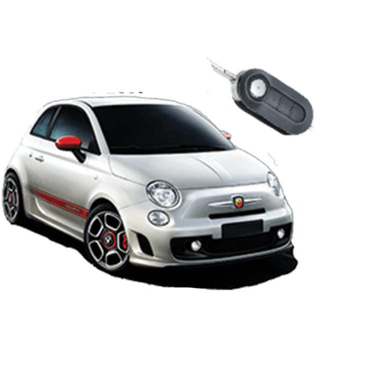 Abarth 595 (3 Button Folding Key) from 2008 to 2016