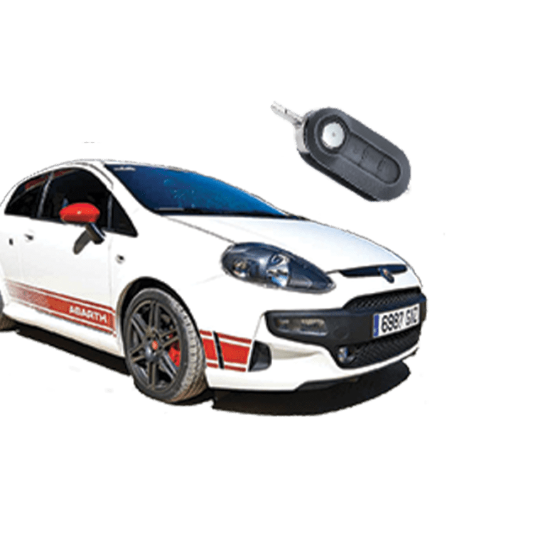 Abarth Punto (3 Button Folding Key) from 2010 to 2013
