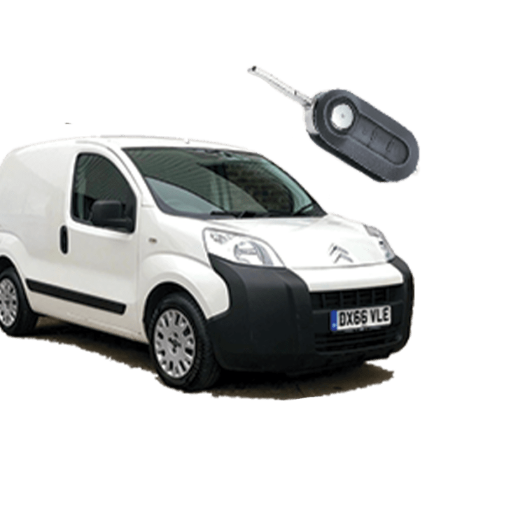 Citroen Nemo (3 Button Folding Key) from 2012 to 2017
