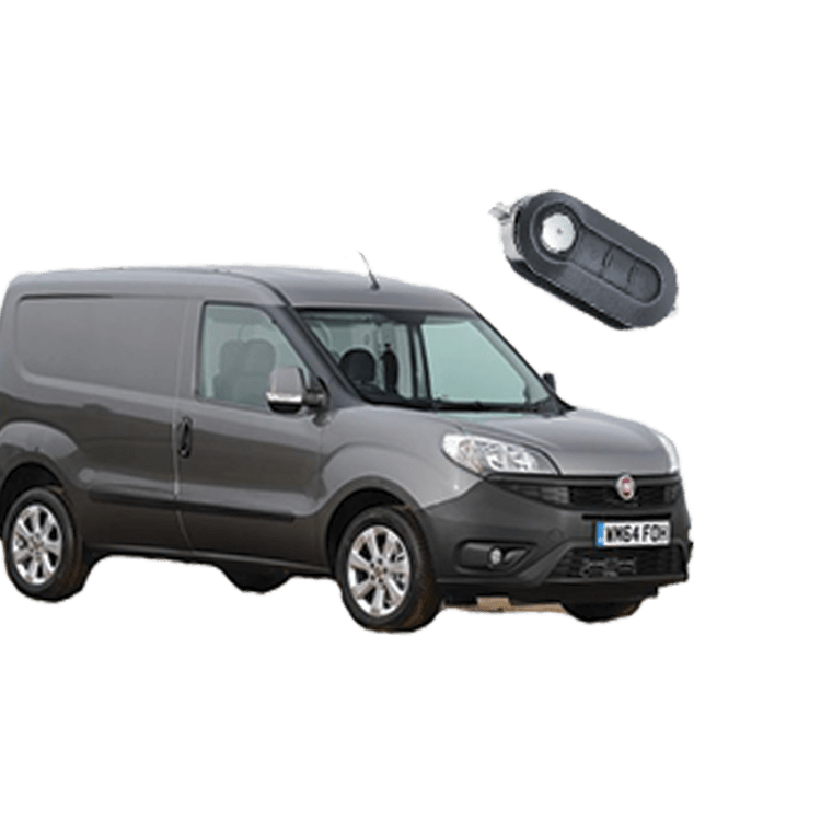 Fiat Doblo (3 Button Folding Key) from 2012 to 2016