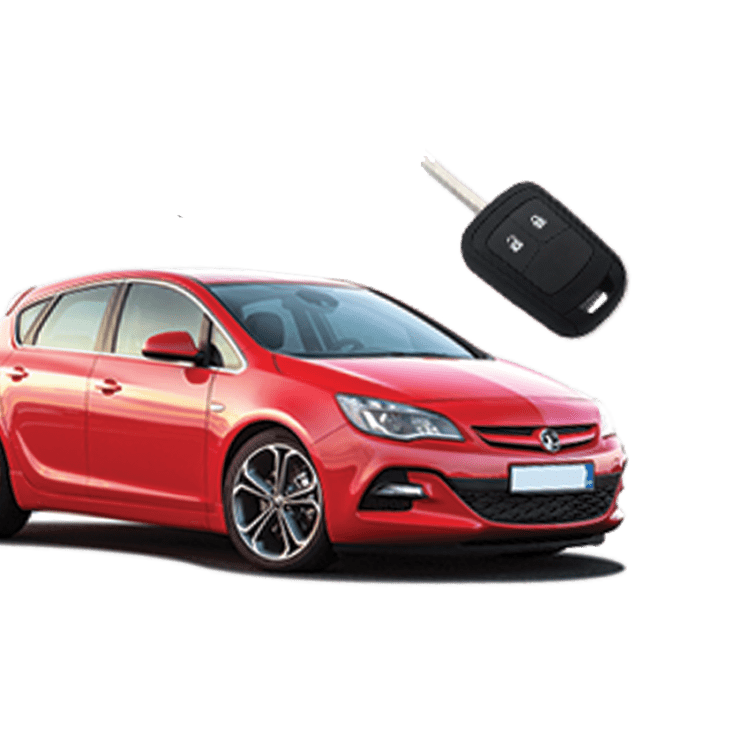 Vauxhall Astra J (2 Button Folding Key) from 2010 to 2016