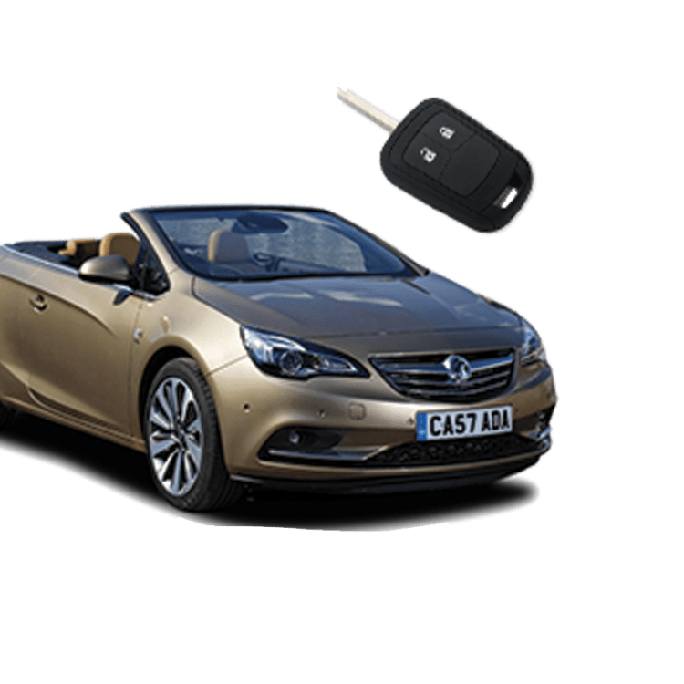 Vauxhall Cascada (2 Button Folding Key) from 2013 to 2016