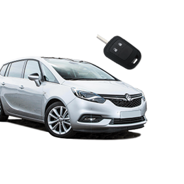 Vauxhall Zafira (2 Button Folding Key) from 2012 to 2017