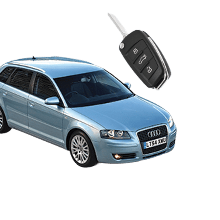 Audi A3 (3 Button Folding Key) from 2005 to 2013