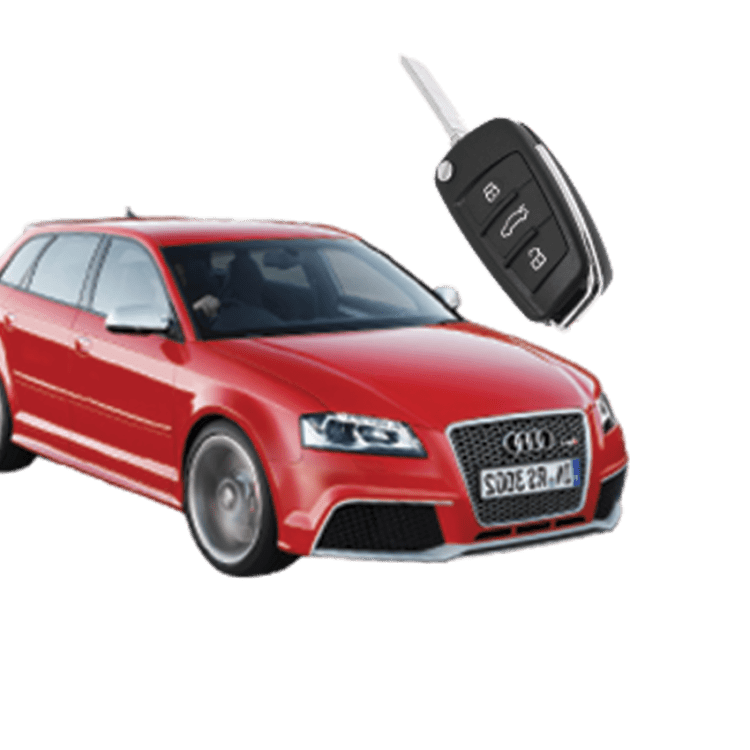 Audi RS3 (3 Button Folding Key) from 2011 to 2013