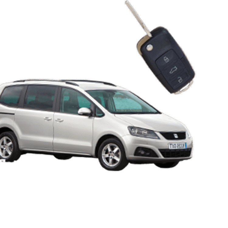 Seat Alhambra (3 Button Folding Key) from 2010 to 2014