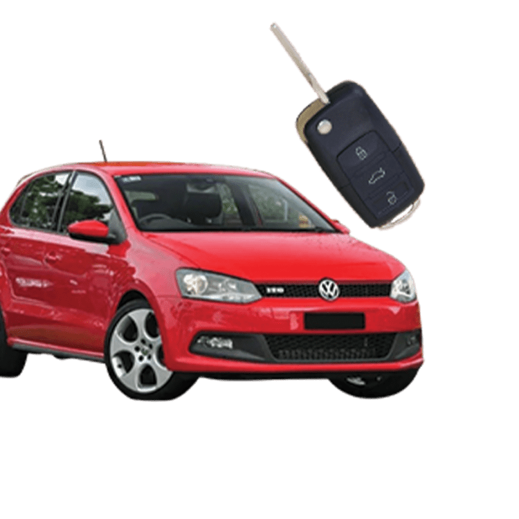 Volkswagen Polo (3 Button Folding Key) from 2011 to 2013