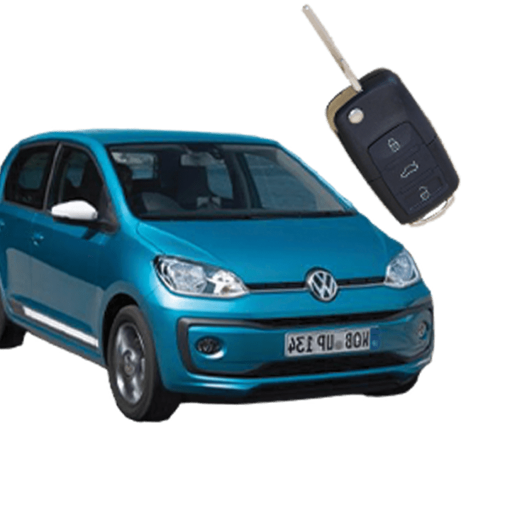 Volkswagen UP (3 Button Folding Key) from 2011 to 2015