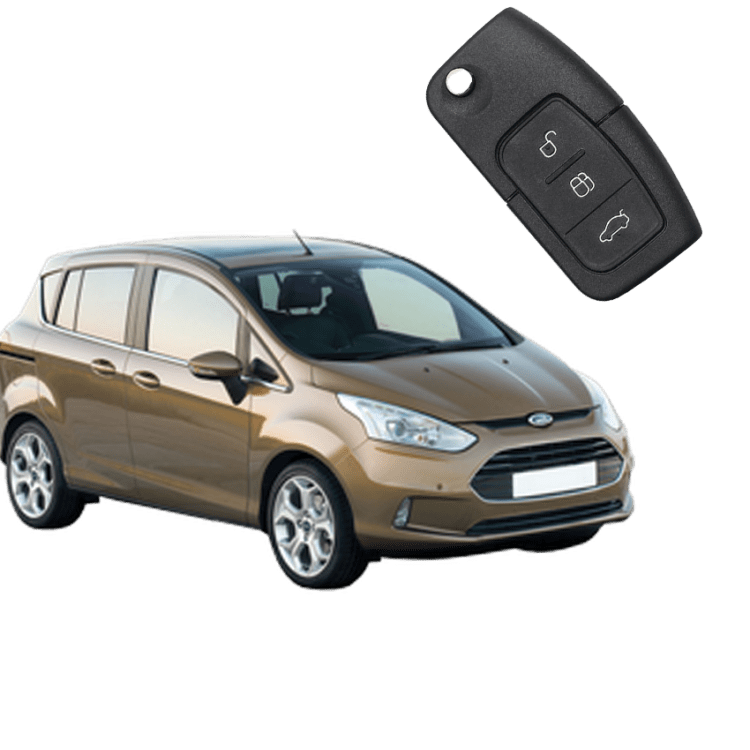Ford B-Max (3 Button Folding Key) from 2012 to 2016