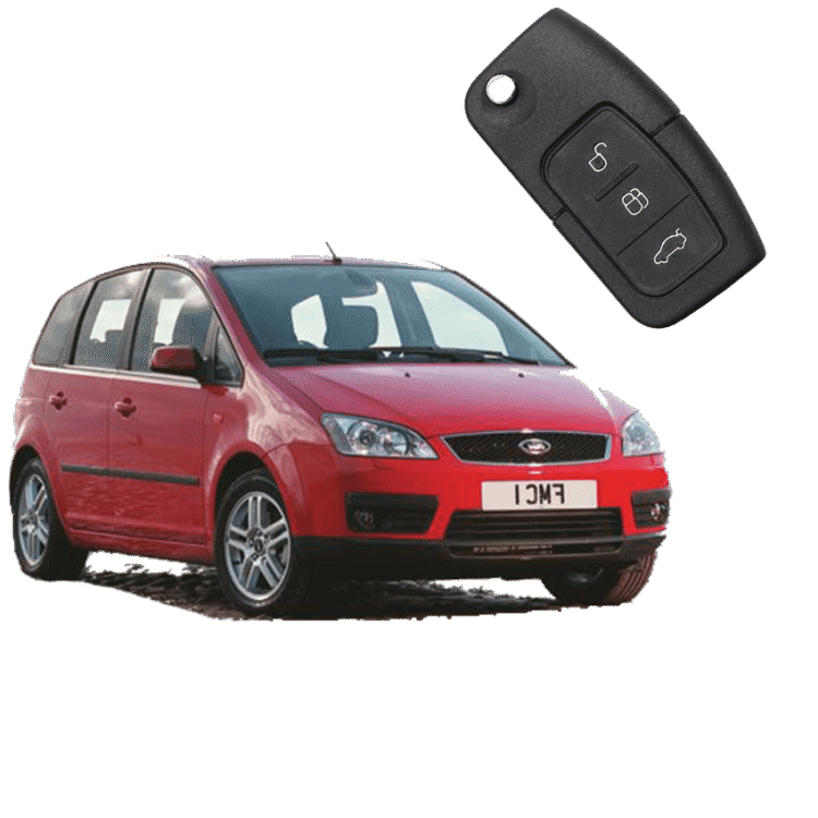 Ford C-Max (3 Button Folding Key) from 2007 to 2010