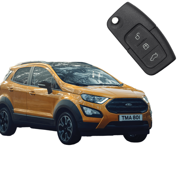 Ford EcoSport (3 Button Folding Key) from 2015 to 2016