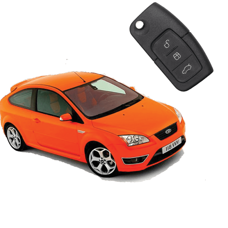 Ford Focus (3 Button Folding Key) from 2005 to 2008
