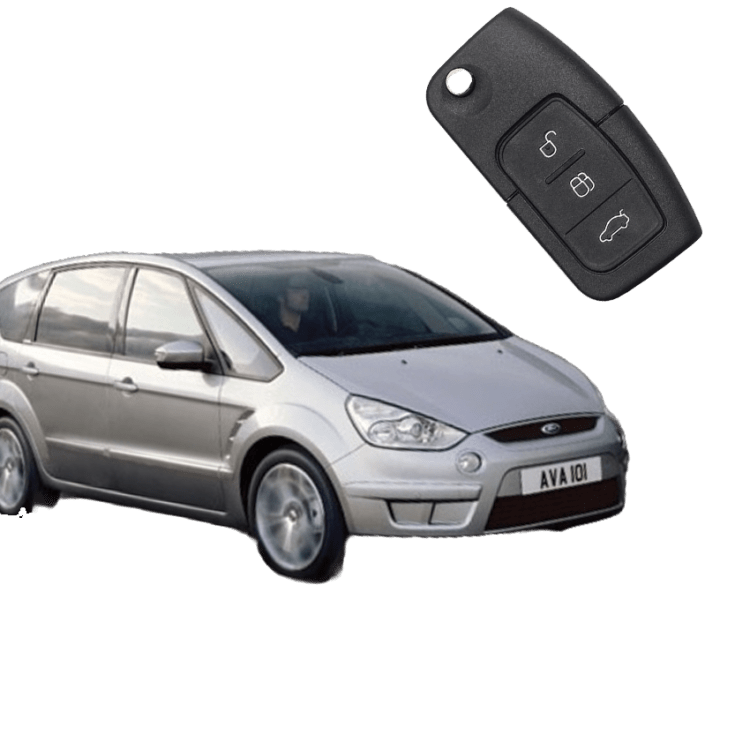 Ford S-Max (3 Button Folding Key) from 2006 to 2015