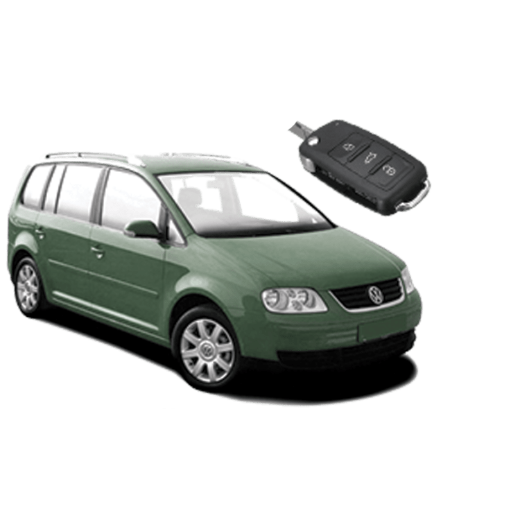 Volkswagen Touran (3 Button Folding Key) from 2003 to 2007