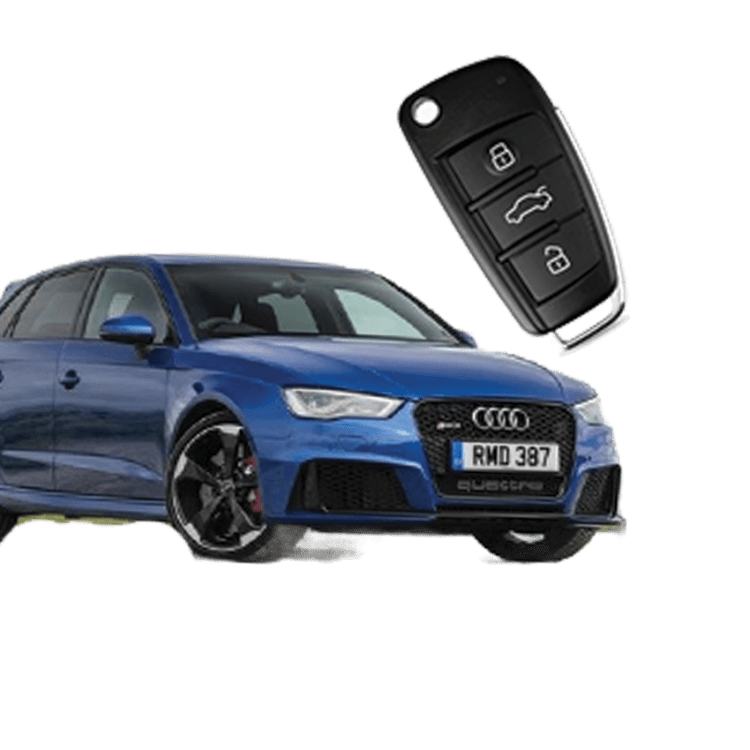 Audi RS3 (3 Button Smart Fob) from 2016 to 2021