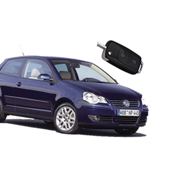 Volkswagen Polo (2 Button Folding Key) from 2004 to 2009