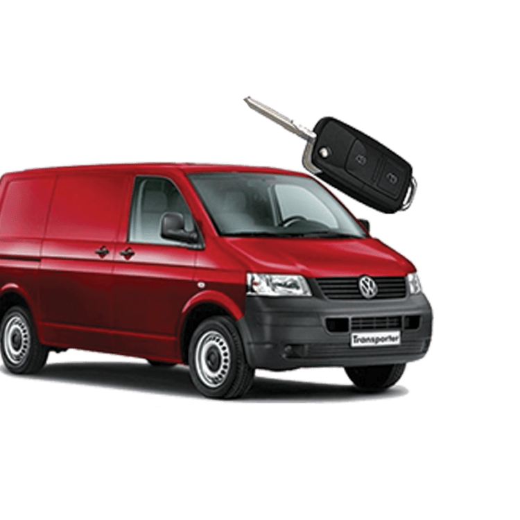 Volkswagen Transporter T5 (2 Button Folding Key) from 2003 to 2009