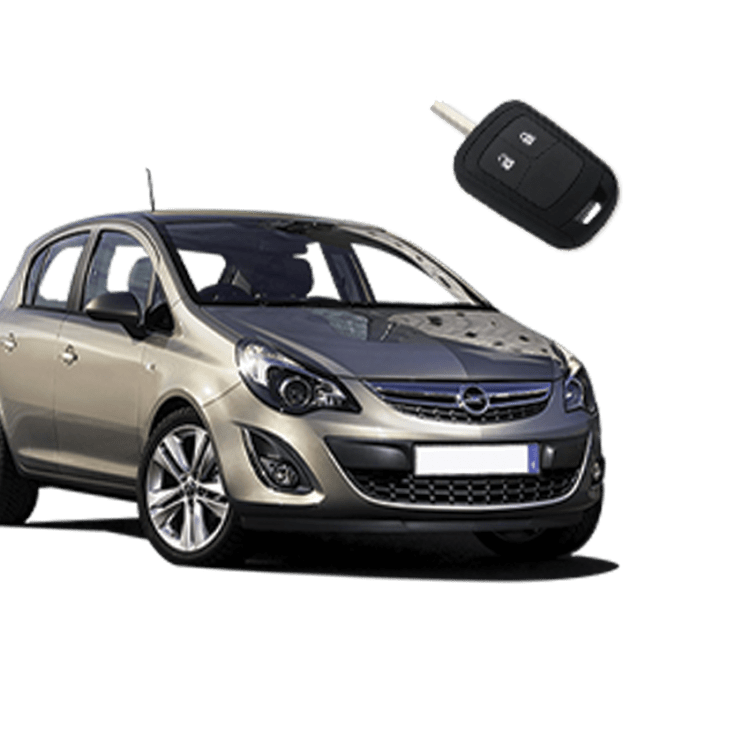 Vauxhall Corsa D (2 Button Folding Key) from 2007 to 2014
