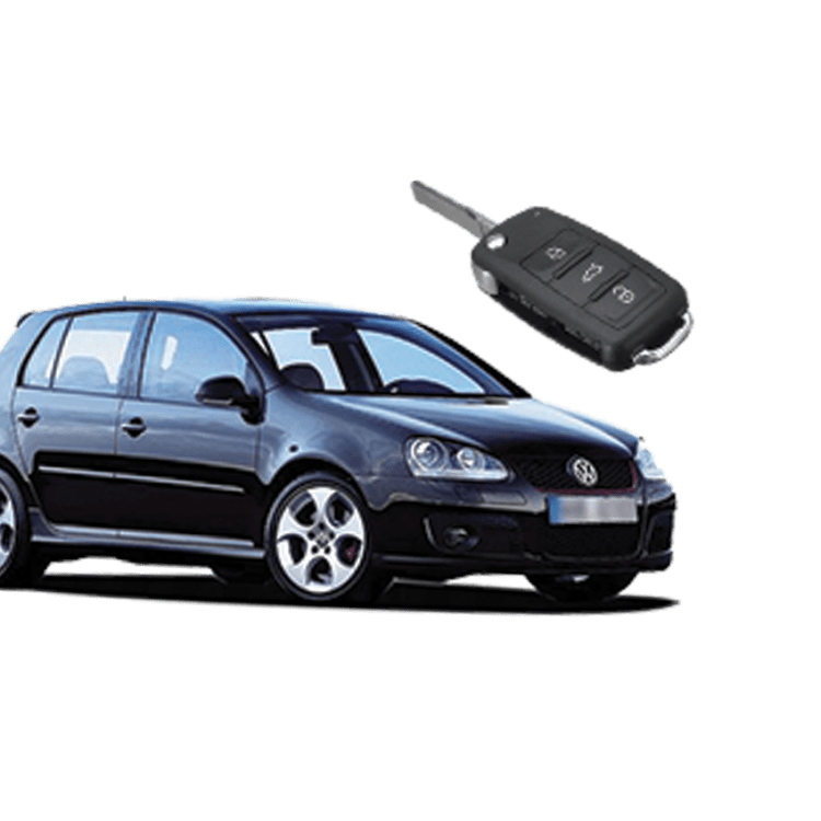 Volkswagen Golf (3 Button Folding Key) from 2006 to 2009