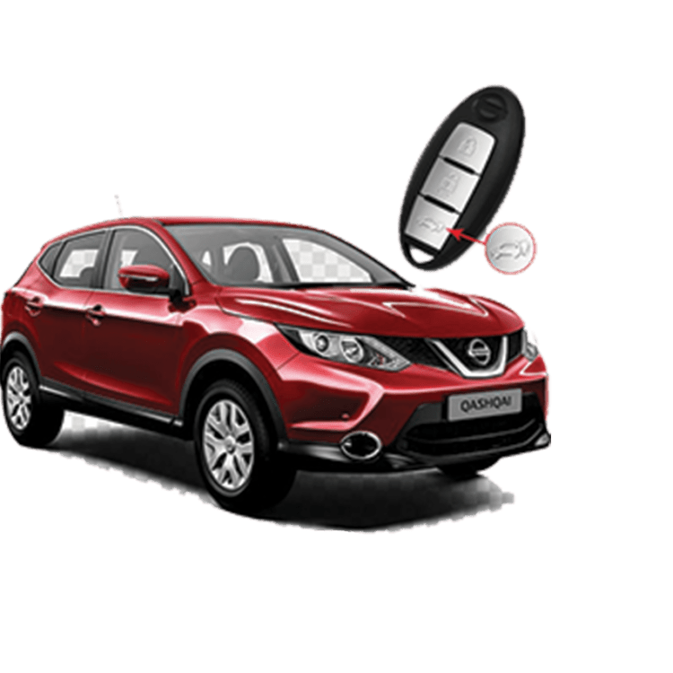 Nissan Qashqai (3 Button Smart Fob) from 2014 to 2017