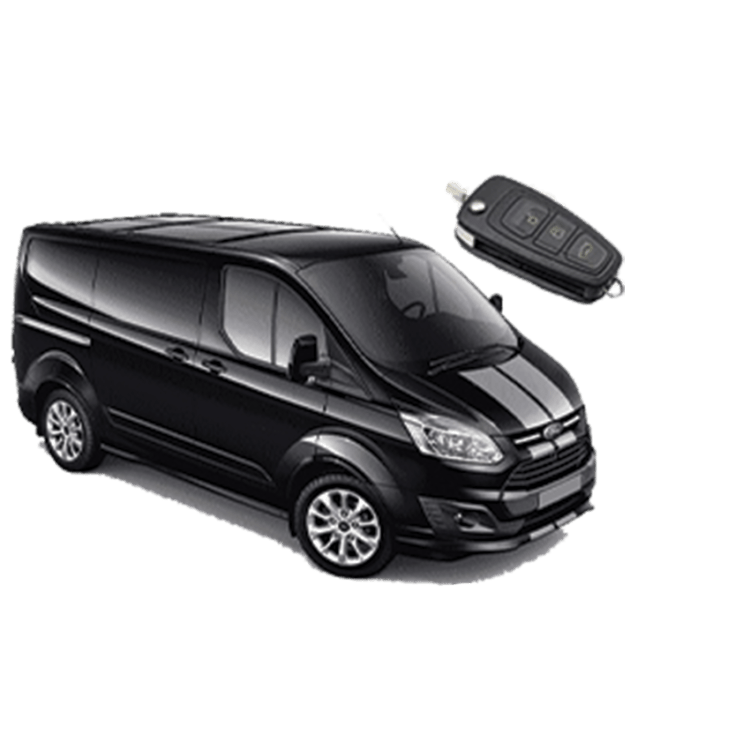 Ford Transit Custom (3 Button Folding Key) from 2012 to 2016