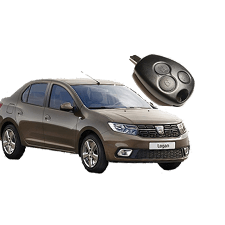 Dacia Logan (3 Button Key) from 2013 to 2016