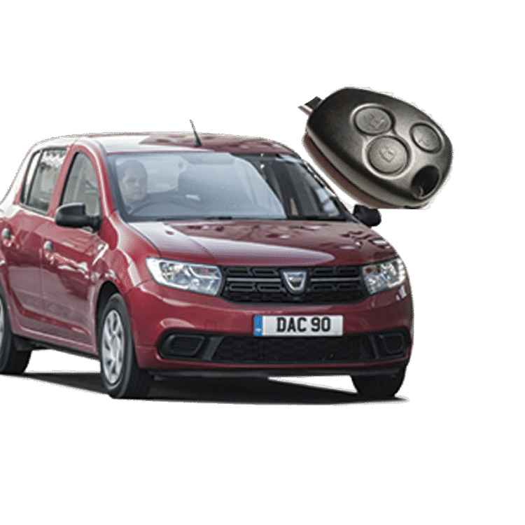 Dacia Sandero (3 Button Key) from 2013 to 2016
