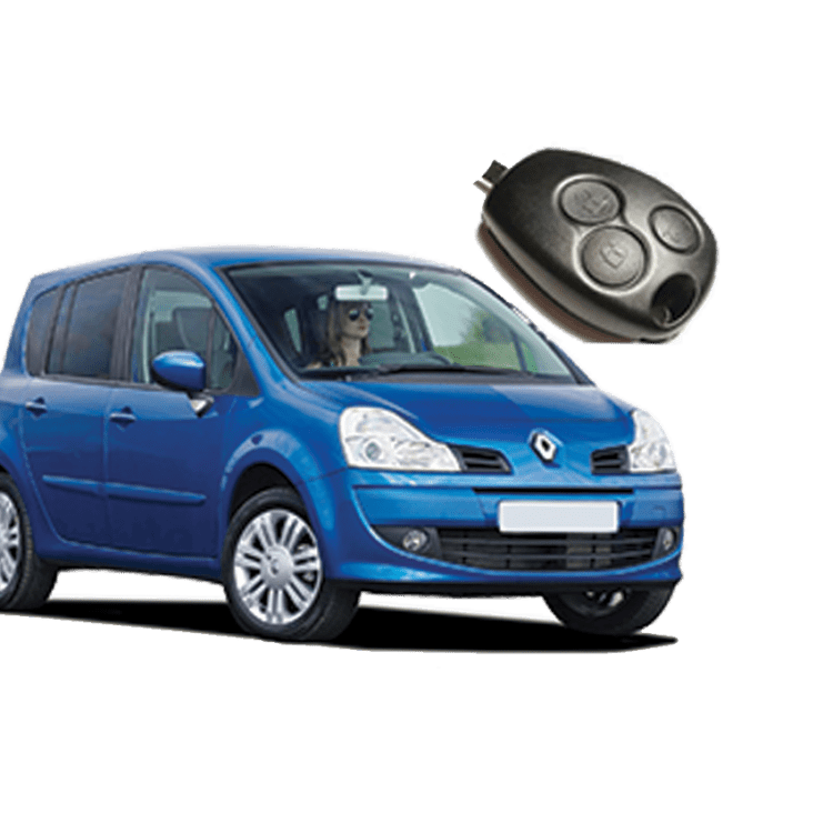 Renault Modus (3 Button Key) from 2004 to 2012