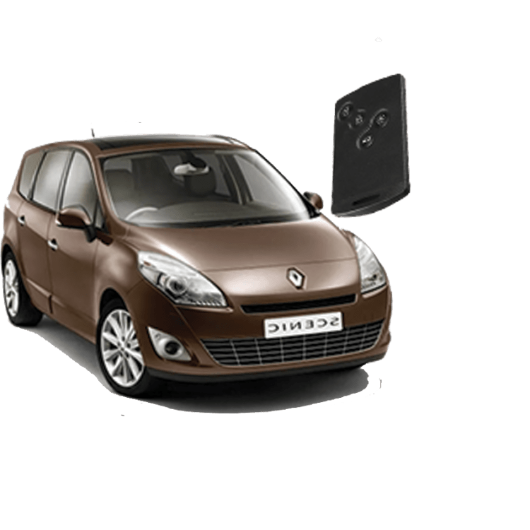 Renault Scenic (4 Button Keycard) from 2009 to 2016
