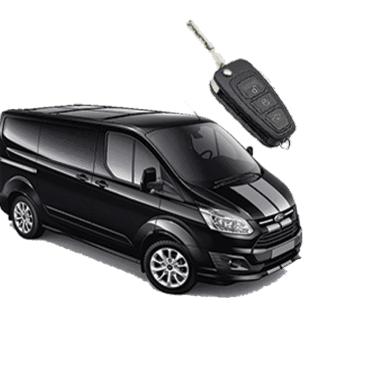 Ford Transit Custom (3 Button Folding Key) from 2016 to 2022