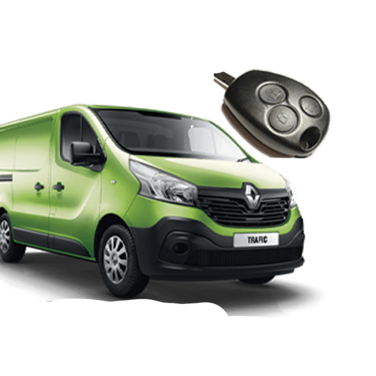 Renault Trafic (3 Button Key) from 2014 to 2020